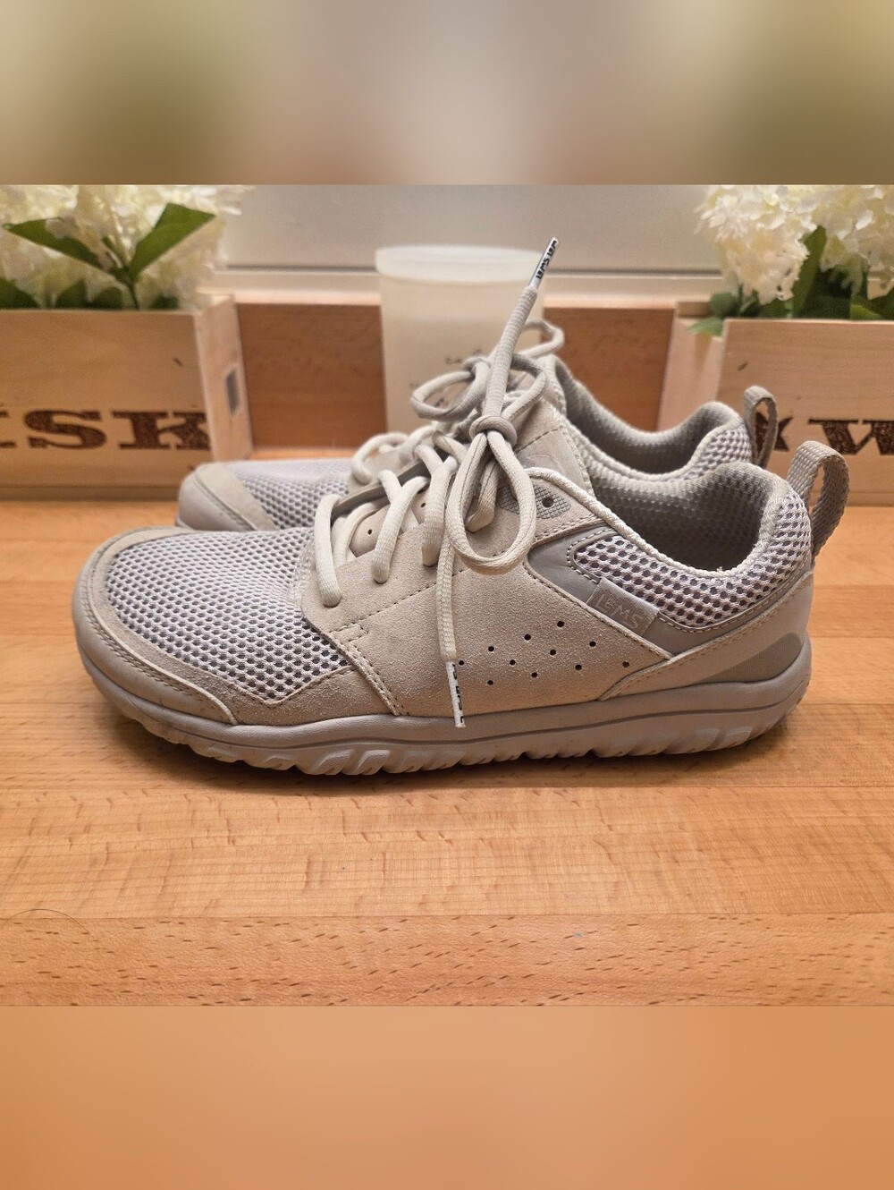 Lems Primal Zen Sneakers White Sand Vegan Comfort Shoes Womens Size 9 - Picture 3 of 10